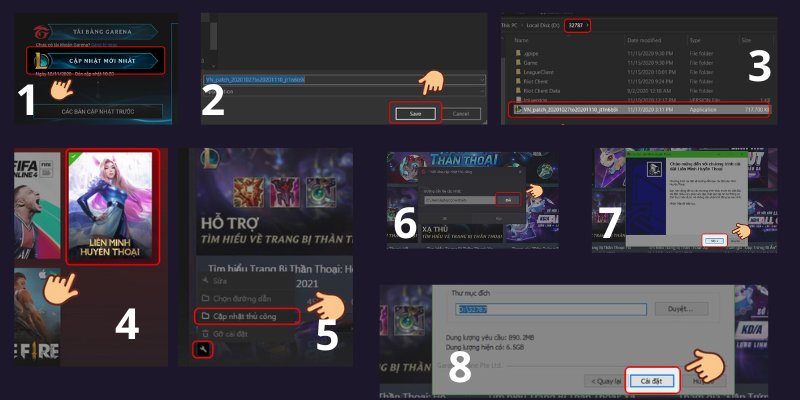 Hướng dẫn cập nhật Liên Minh Huyền Thoại đơn giản, dễ hiểu